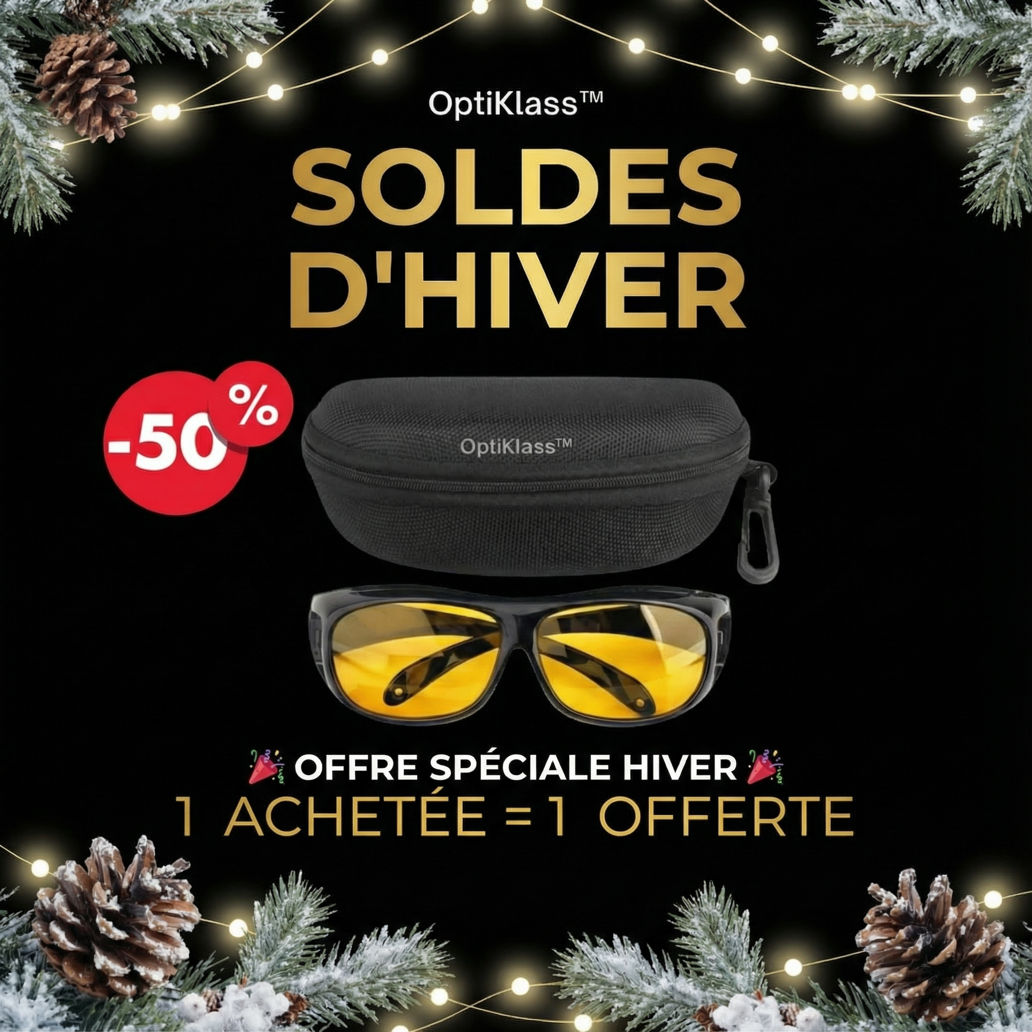 OptiKlass™- Les lunettes qui éclairent votre nuit