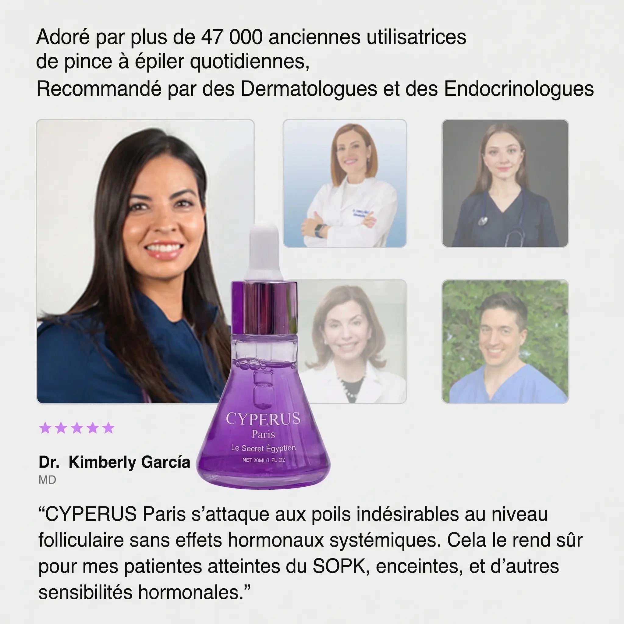 Sérum Anti-Repousse 100% Naturel - Fini de se cacher à cause de ses poils.