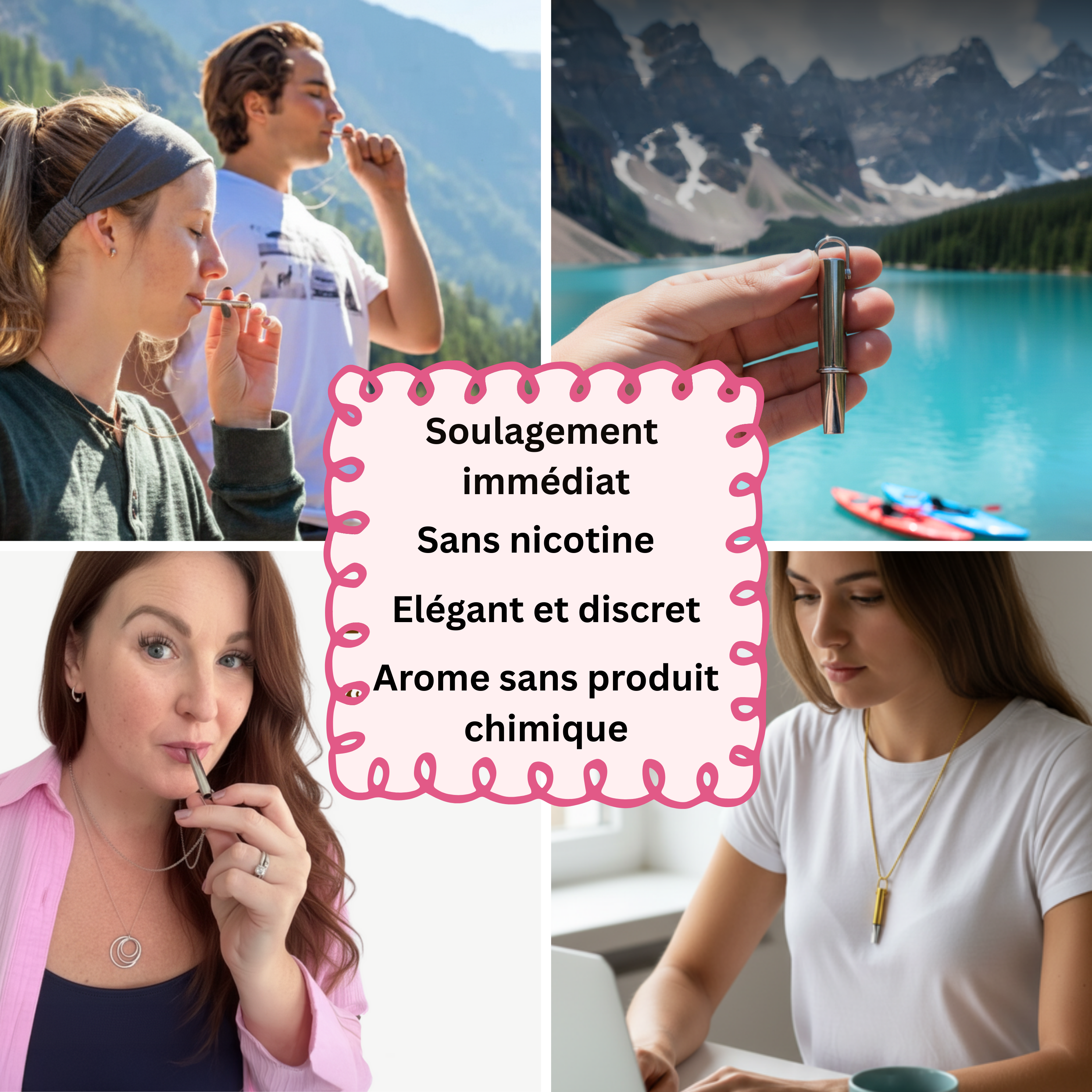 AIRZENN  le collier respiratoire qui remplace la cigarette