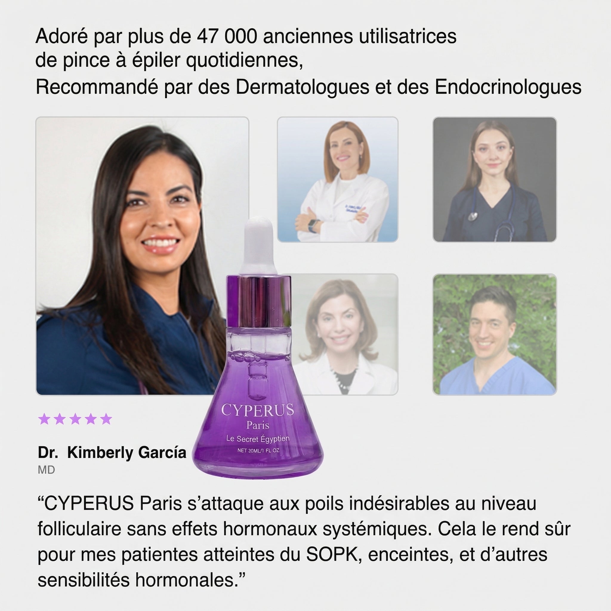 Sérum Anti-Repousse 100% Naturel — CYPERUS Paris™